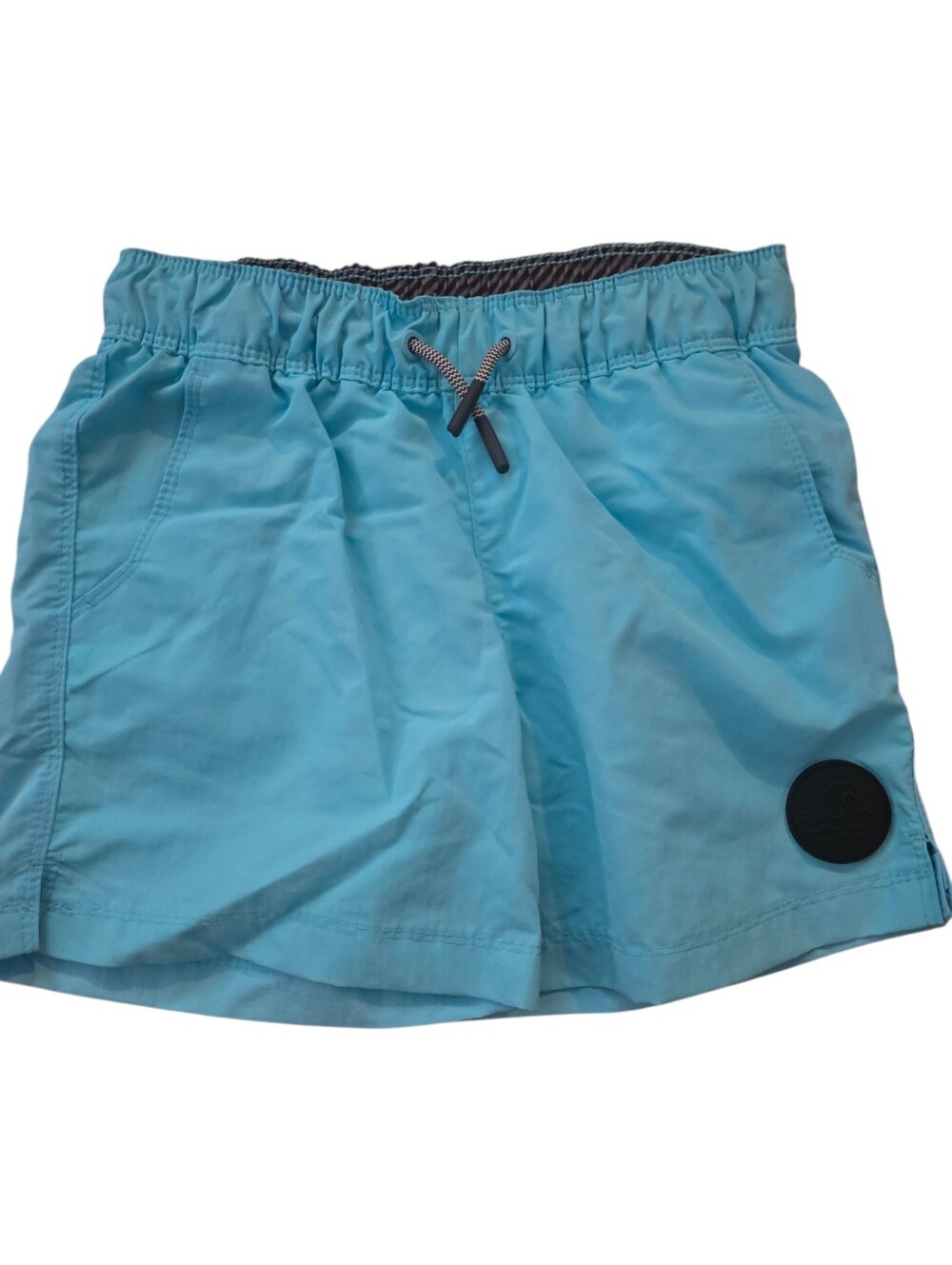 art class Light Blue Athletic Swim Shorts with Drawstring